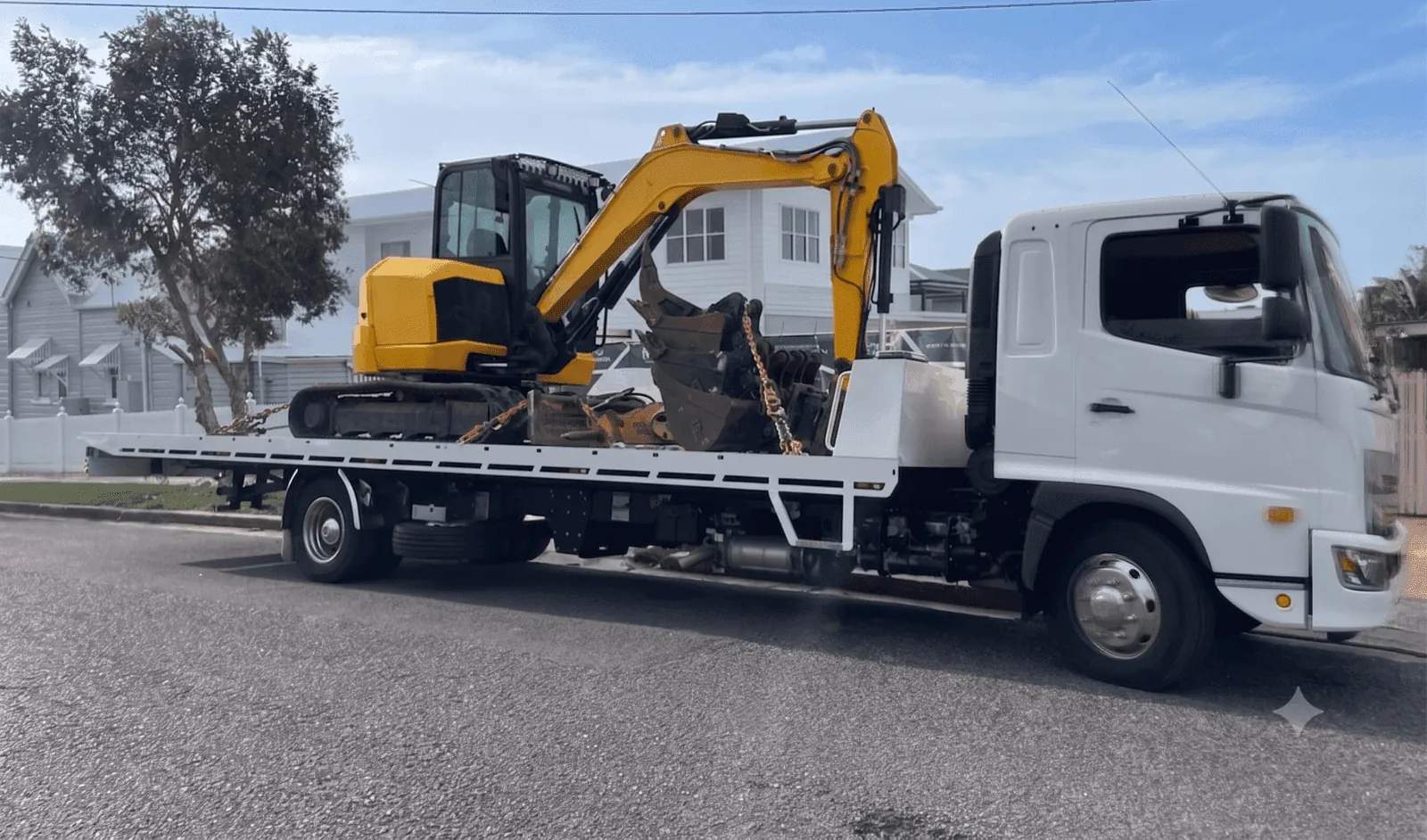 Machinery Towing — Gold Coast Towing 24/7 tow truck service