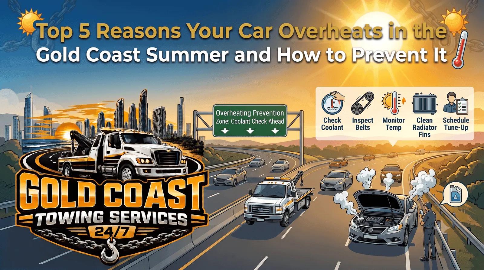 Top 5 Reasons Your Car Overheats in the Gold Coast Summer and How to Prevent It | Gold Coast Towing blog